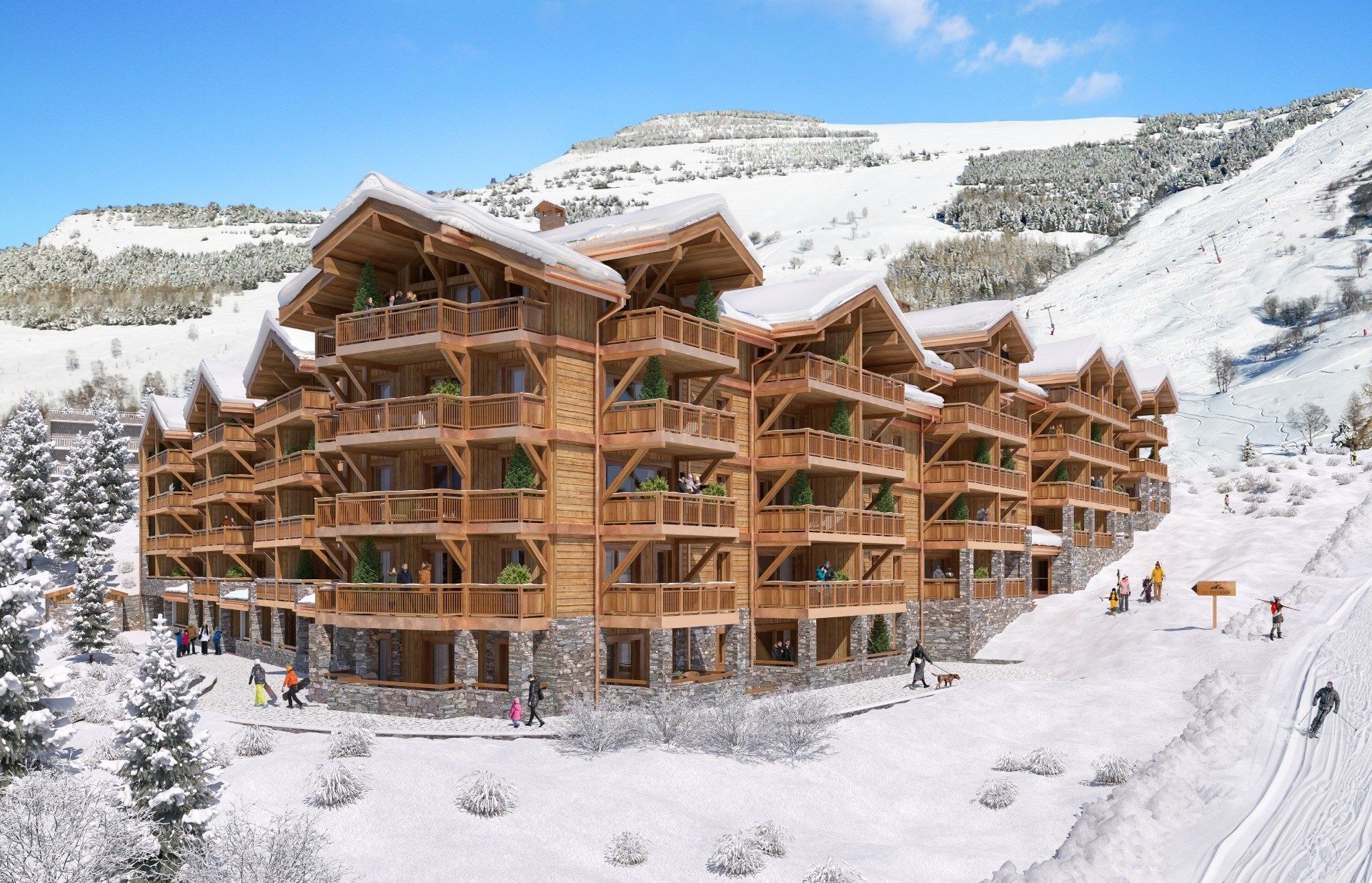 appartement 5 Pièces en vente sur LES DEUX ALPES (38860)